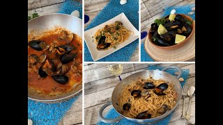 Menù tema mare! Linguine alle vongole e impepata di cozze