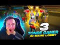 3 tonde gamers in same grandmaster pro lobby  what happened next  garena free fire tonde vs tonde