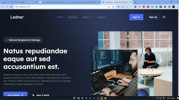 Customizing Tailwind CSS Website Template - Color, Logo, Core Styles, Contents and More