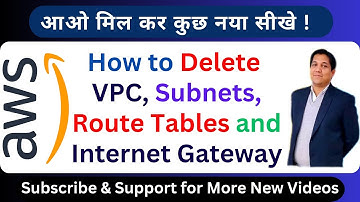How to Delete VPC in 2024 | Internet Gateway | Route Table | Subnets #aws in Hindi via Rohit Shanu