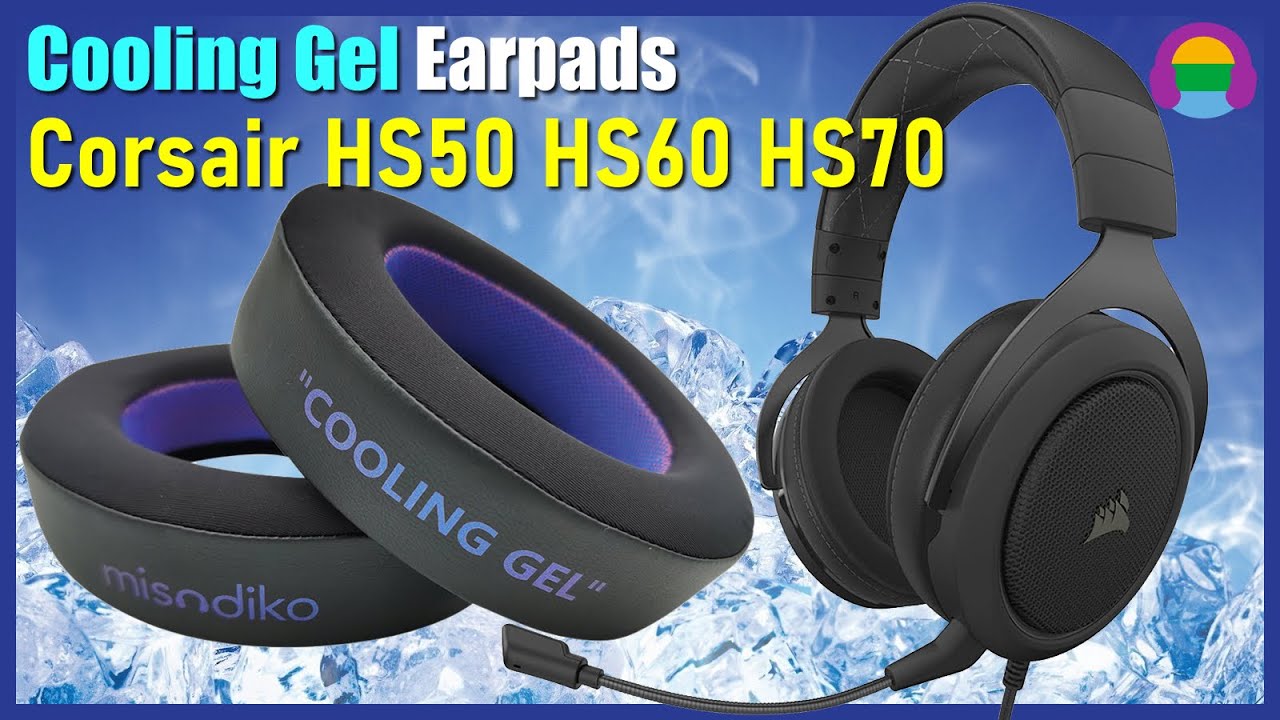 Corsair HS80 Replacement Earpads - WC FreeZe Cooling Gel – Wicked Cushions