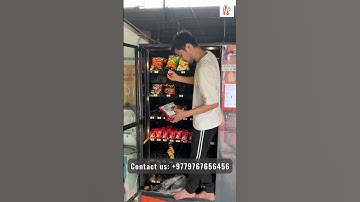 This is how we refill LphaVend V1 at National Innovation Center  #madeinnepal #lphavend #snackmachin