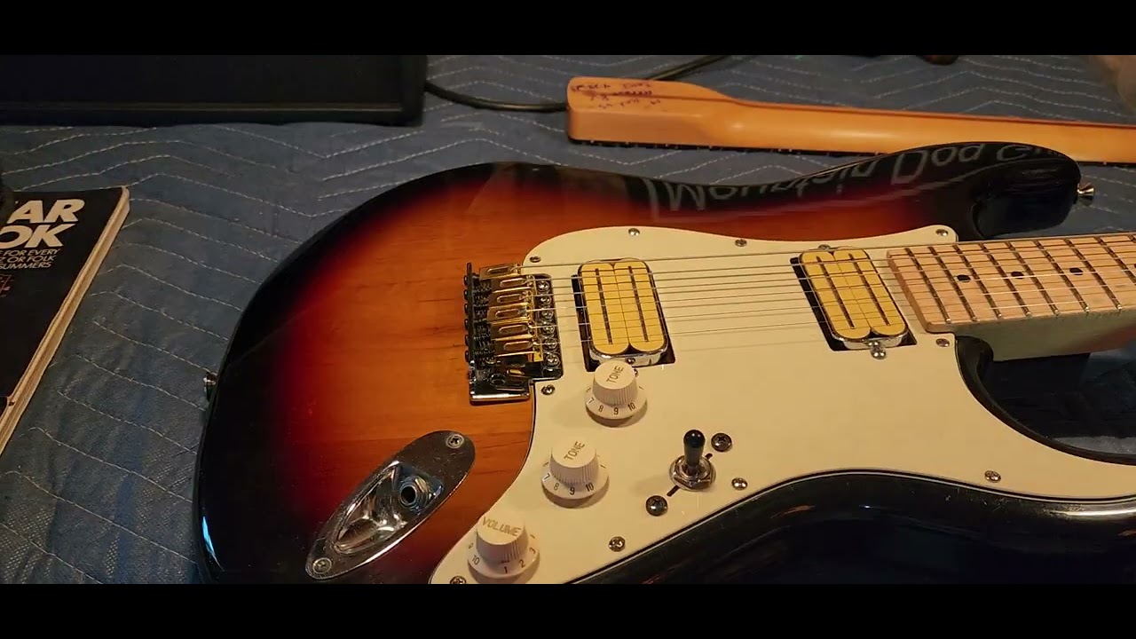 Super strat built from parts by me. Fender Bill Lawrence