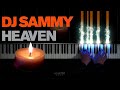 DJ SAMMY - Heaven Candlelight Remix. 2001 ~ Piano Cover