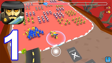 Holy Army - Gameplay Walkthrough Part 1 Tutorial Army Commander (iOS,Android)