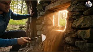 A Secret Underground Shelter Hidden Under a Giant Tree Root System--Full Build. Renovation video