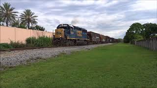 [HD]CSX O721 with 2 days worth of GP40-2s killer horn shows and notch 8 action