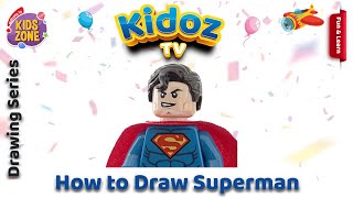 How to Draw a Superman | Easy | Step by Step