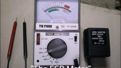 ESR Meter, "How to convert Video Head Tester into a ESR Meter?"