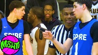 LaMelo Ball DEFENDERS TRY TO PUNK MELO  Spire vs Brush Full Game