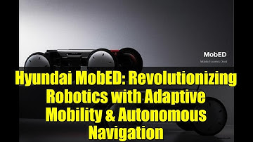 Hyundai MobED: Revolutionizing Robotics with Adaptive Mobility & Autonomous Navigation | iREX 2025