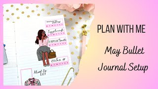 Plan With Me: May Bullet Journal set up