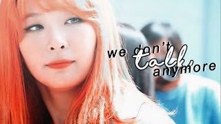 seulrene ft. wendy » we don't talk anymore 💘