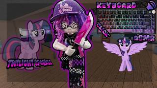 💜Playing mm2 as Twilight Sparkle  *Keyboard ASMR*💜 screenshot 3