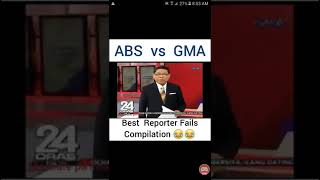 Abs Vs Gma Best Reporter Fails Compilation