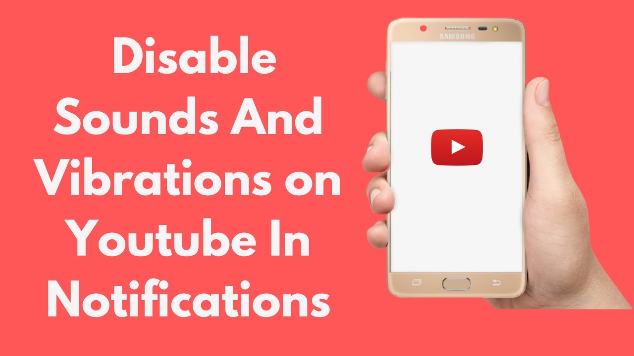 How to Disable Sounds And Vibrations on Youtube In Notifications (2022)
