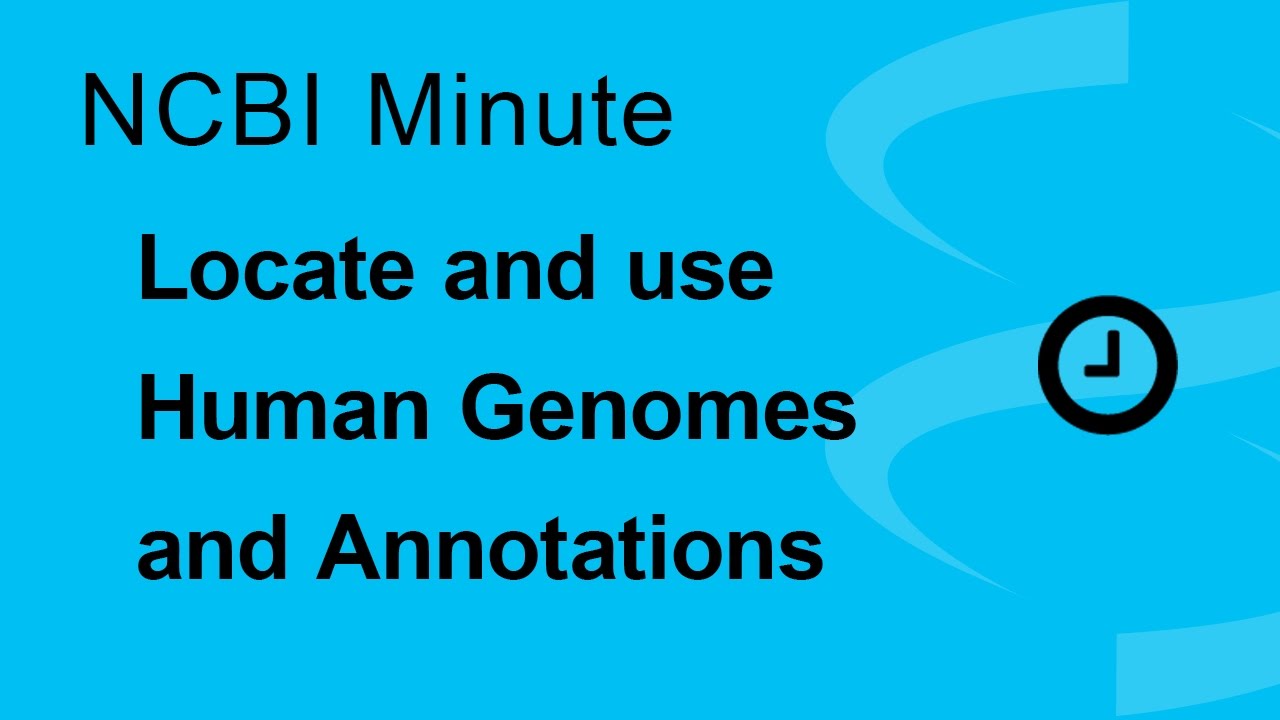 NCBI Minute How to Locate and Use Human Genomes and Annotations from