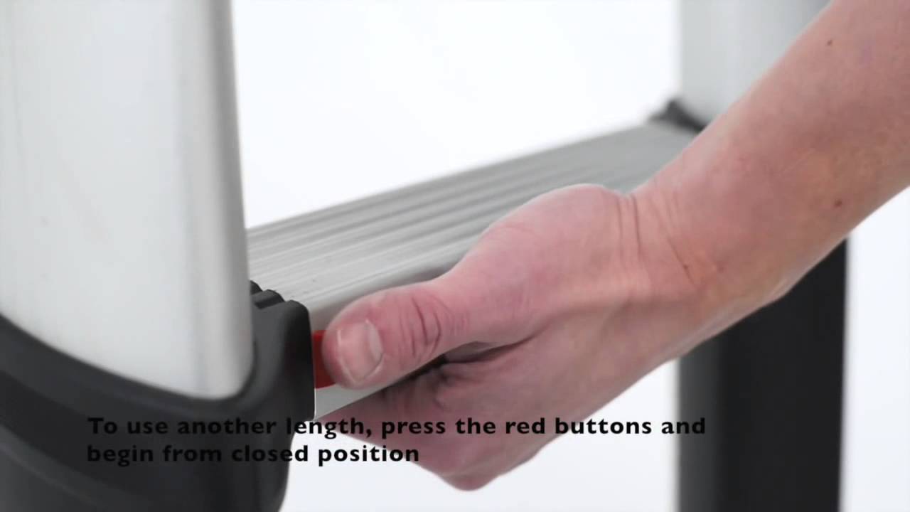 Telesteps PRO ladder how to use it English YouTube