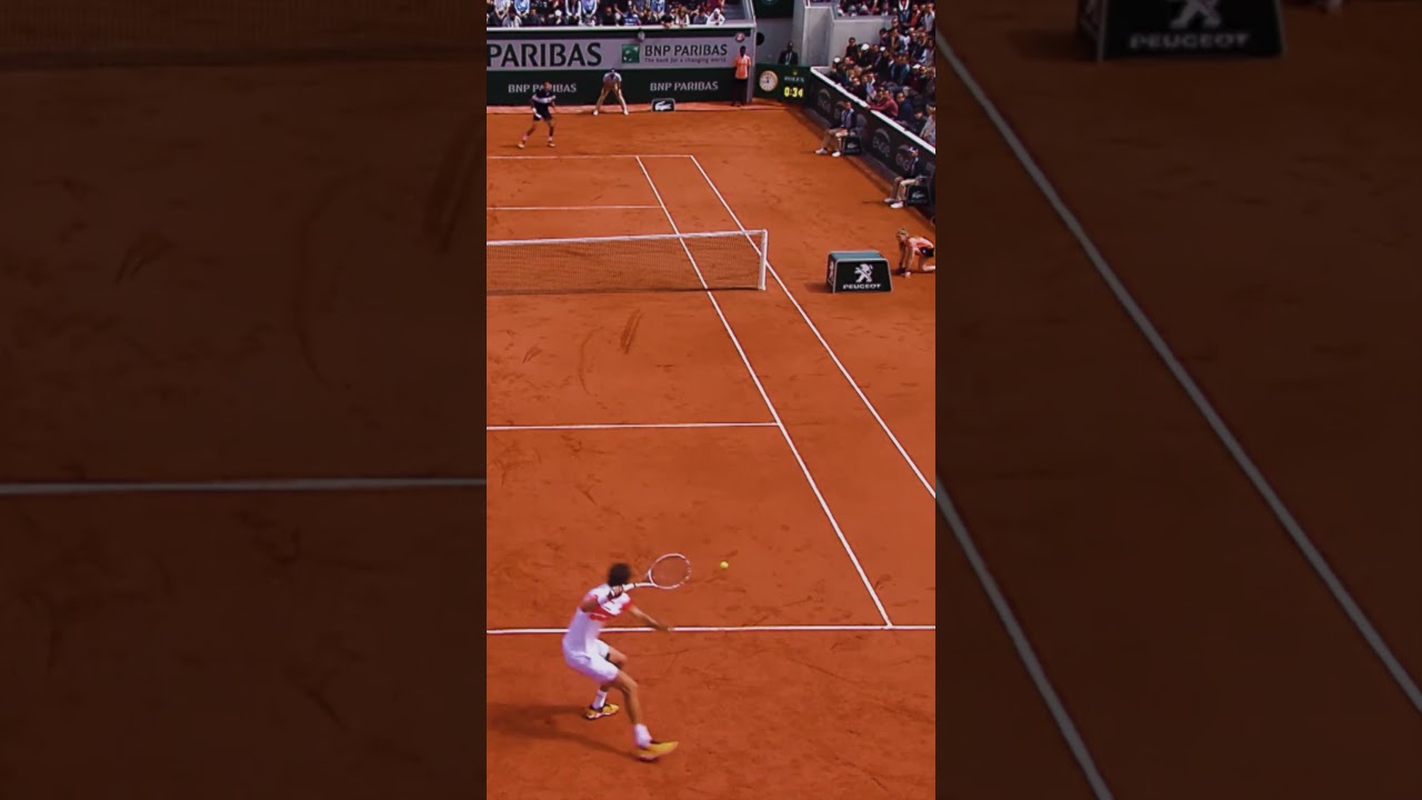 Medvedev showing his precision 🎾🎯 #RolandGarros #Medvedev #Sports #Tennis #skills