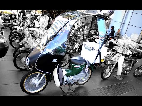 便利そうな屋根付きスーパーカブ号 Honda Hardtop Super Cub Youtube