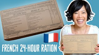 French 24-Hour Ration Rcir Menu