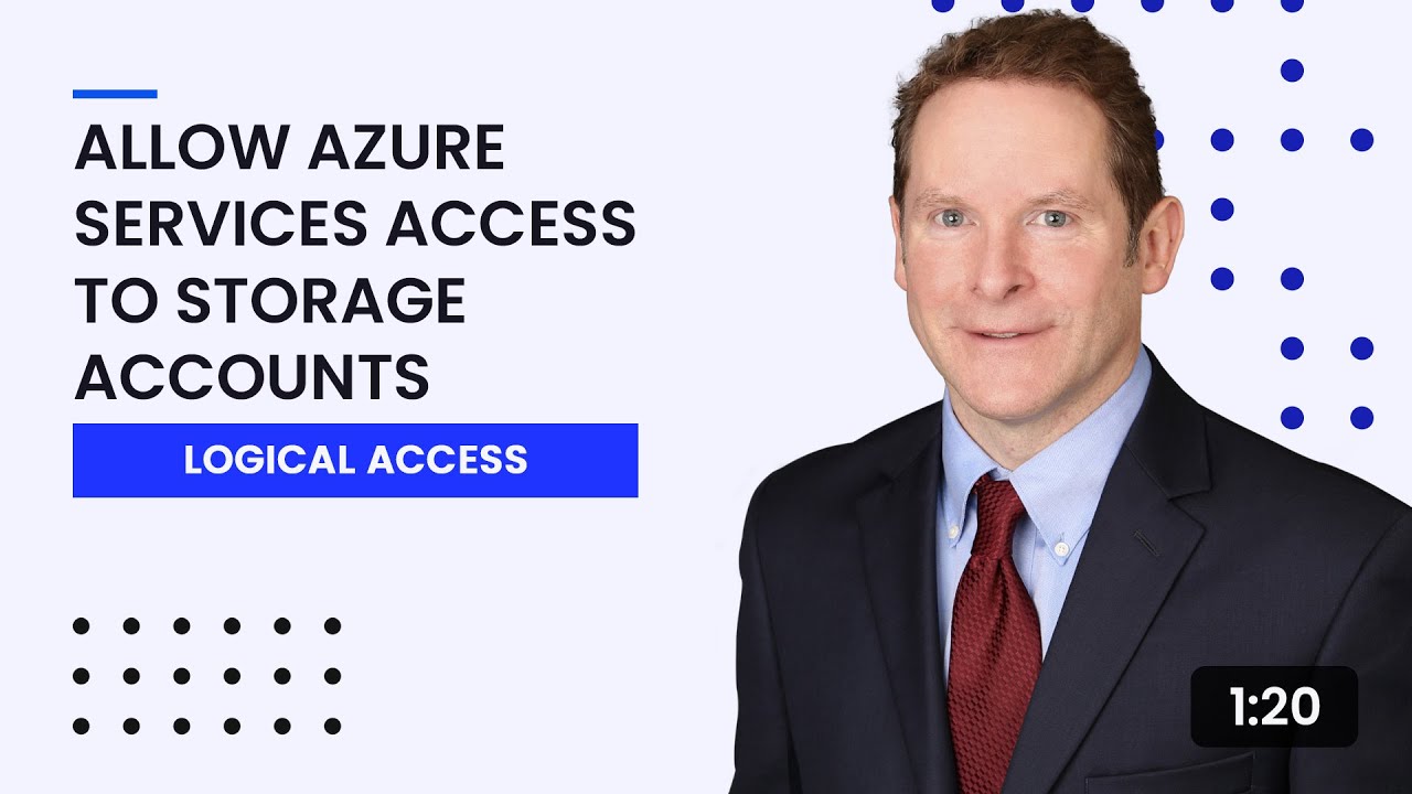 Allow Azure Services Access to Storage Accounts - YouTube