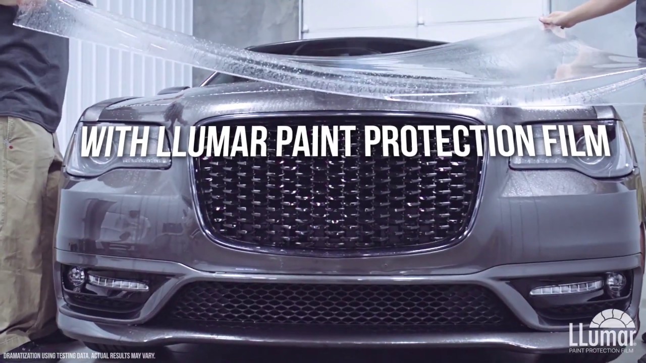 LLumar Platinum Paint Protection Film vs Gravel YouTube