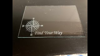 How to Laser engrave on Glass with Diode Laser