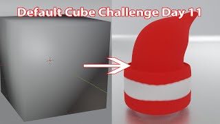 A Hat Default Cube Challenge 5 min Blender