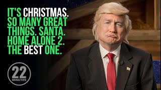 A holiday message from Donald Trump!