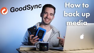 How to backup media (photo / video) - Goodsync Tutorial screenshot 4