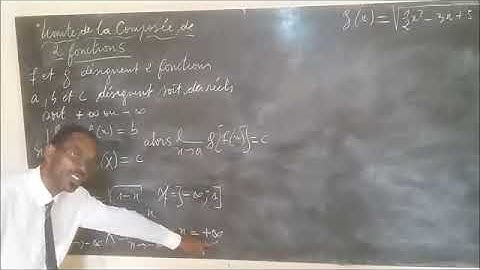 LIMITE DE LA COMPOSÉE DE 2 FONCTIONS