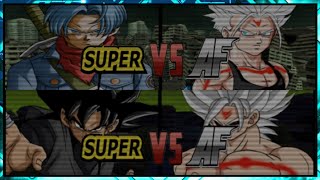 FormInicial Vs FormFinal: TRUNKS Y BLACK ESTADO BASE TEAM VS TRUNKS Y BLACK OMNI GOD TEAM - DBZ BT3.