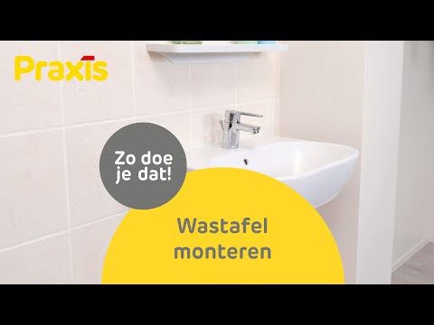 Video: Kwaliteit wasbak installasie