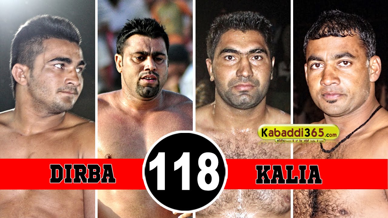 Dirba Vs Kalia Best Match in Sadhniwas (Haryana) By Kabaddi365.com