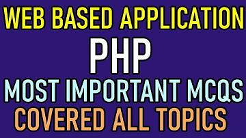 PHP MCQ Questions with Answers | Web Based Application | MSBTE MCQ Question Bank | #MSBTEExams #MCQ