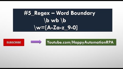 #5_Regex_Word Boundary