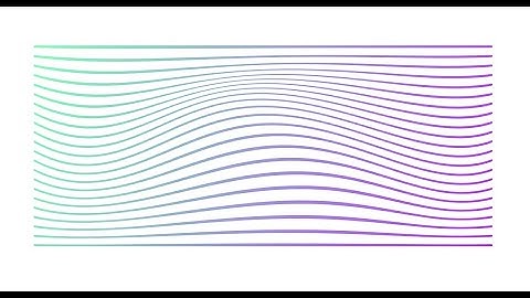Gradient Wave-like Lines - Inkscape