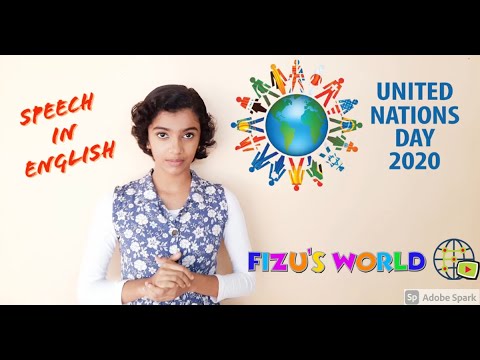 speech on united nations day in english