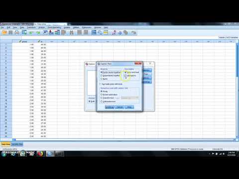 How to Compute Confidence Intervals for Means using the Explore Module in SPSS