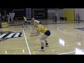 UNC Greensboro Volleyball Serve Receive Drill