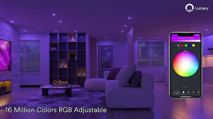 Lumary WiFi Smart Canless Recessed Lighting 4 inch