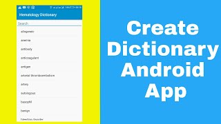Create a Dictionary App in Sketchware using Json screenshot 2