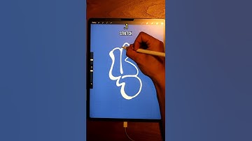 How to draw a throw up Y #graffiti #tutorial #art #tips #graffitiletters #procreate