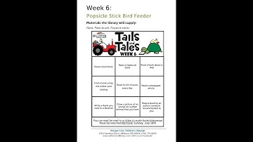 🐮Summer Reading Program Week 6 - ages 4-11 July 14, 2021