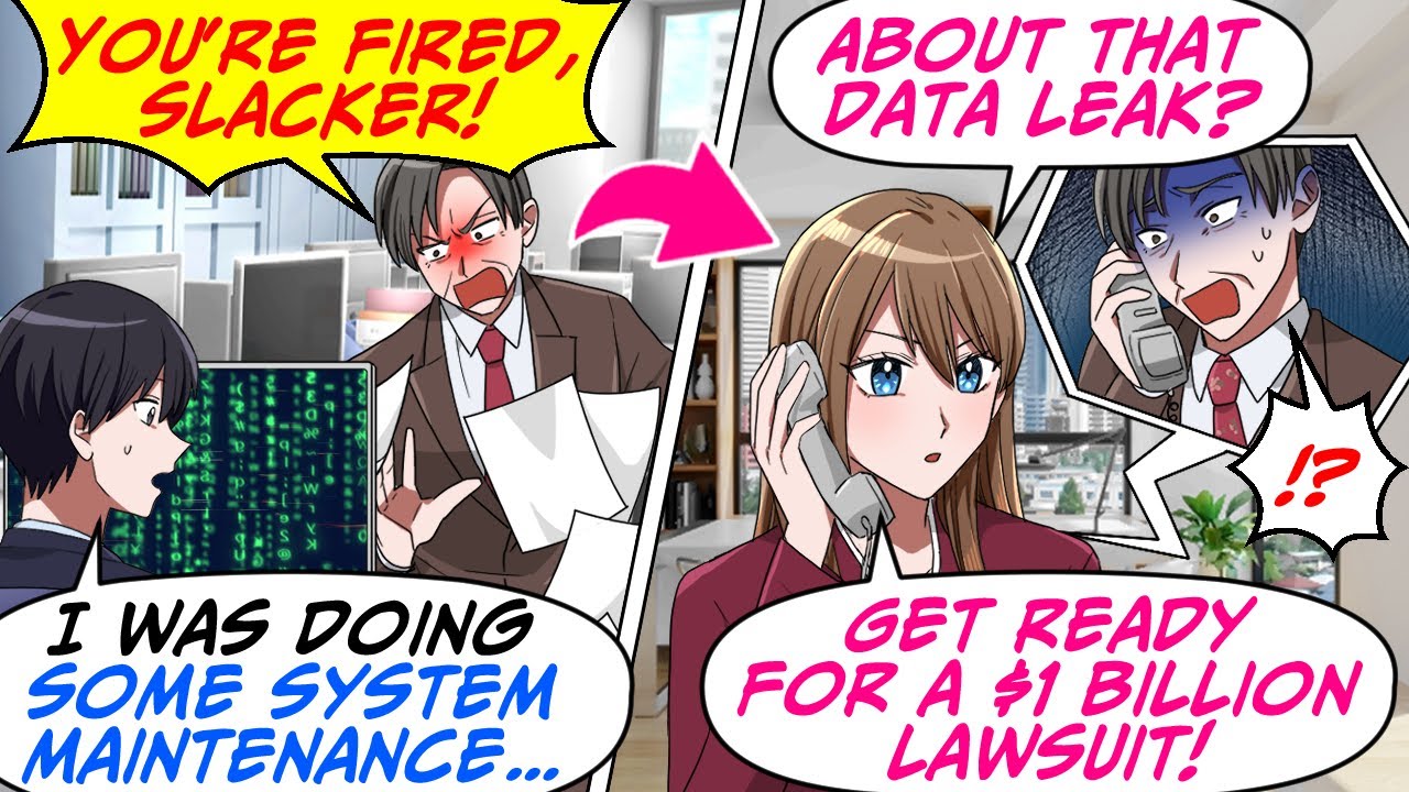 Меня уволили за добровольное исправление системы компании и выгнали! Но… [RomCom Manga Dub]