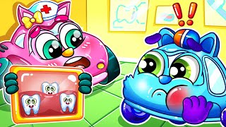 Don't Choose The Wrong Teeth😬🦷Dentist Checkup Song🚓🚌🚗🚑+More Nursery Rhymes by AnimalCars
