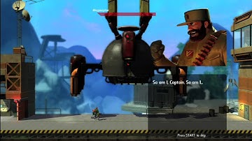 Bionic Commando Rearmed 2 MegaCopter Boss Battle!