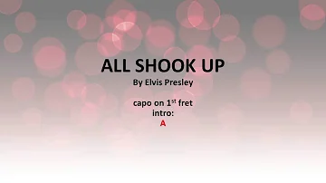 All Shook Up by Elvis Presley  - Easy Chords and Lyrics