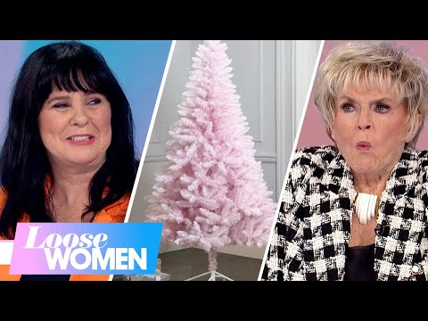 Pink christmas trees are in! Are you getting one? | loose women